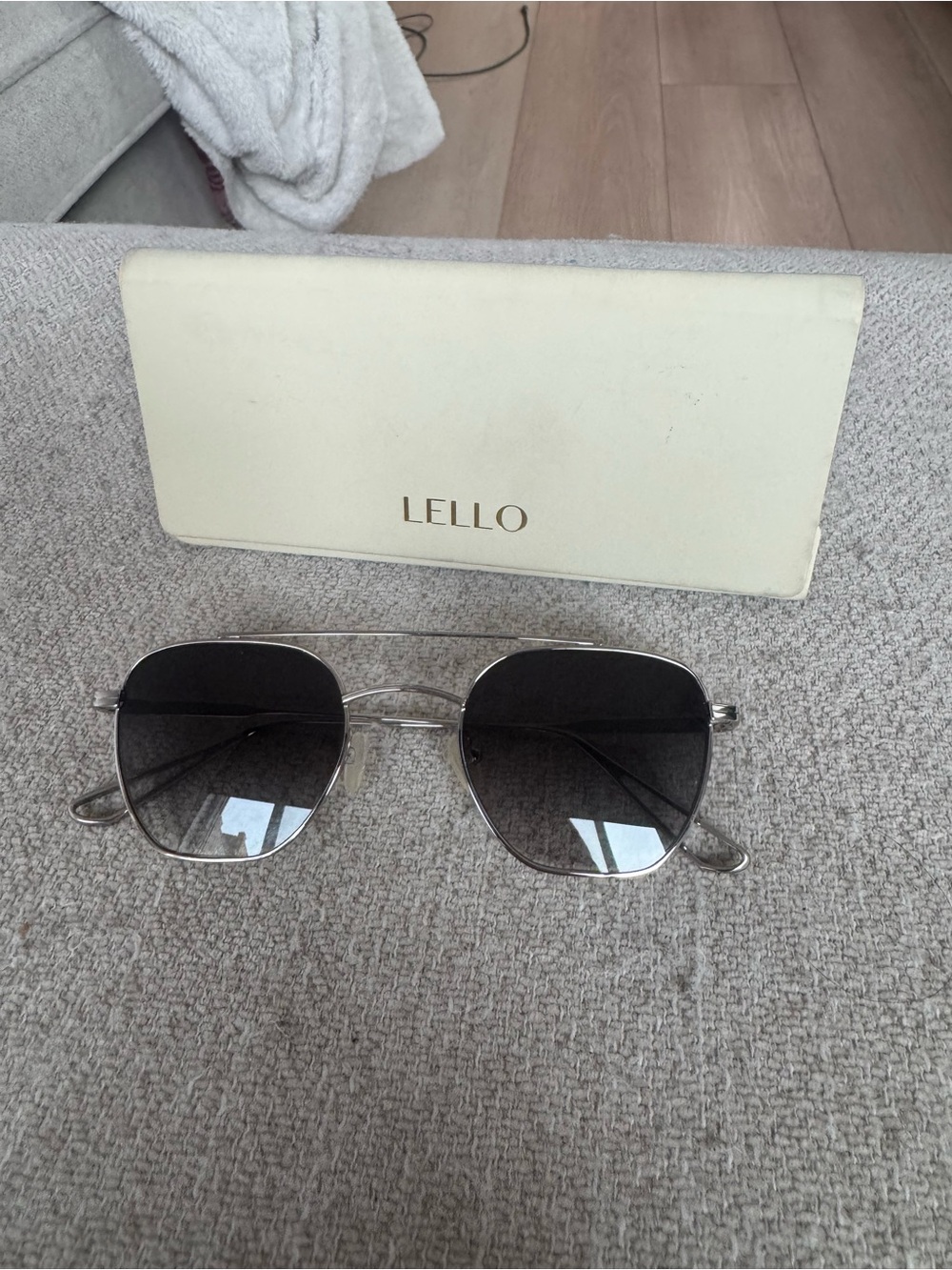 LELLO Bambi silver sunglasses